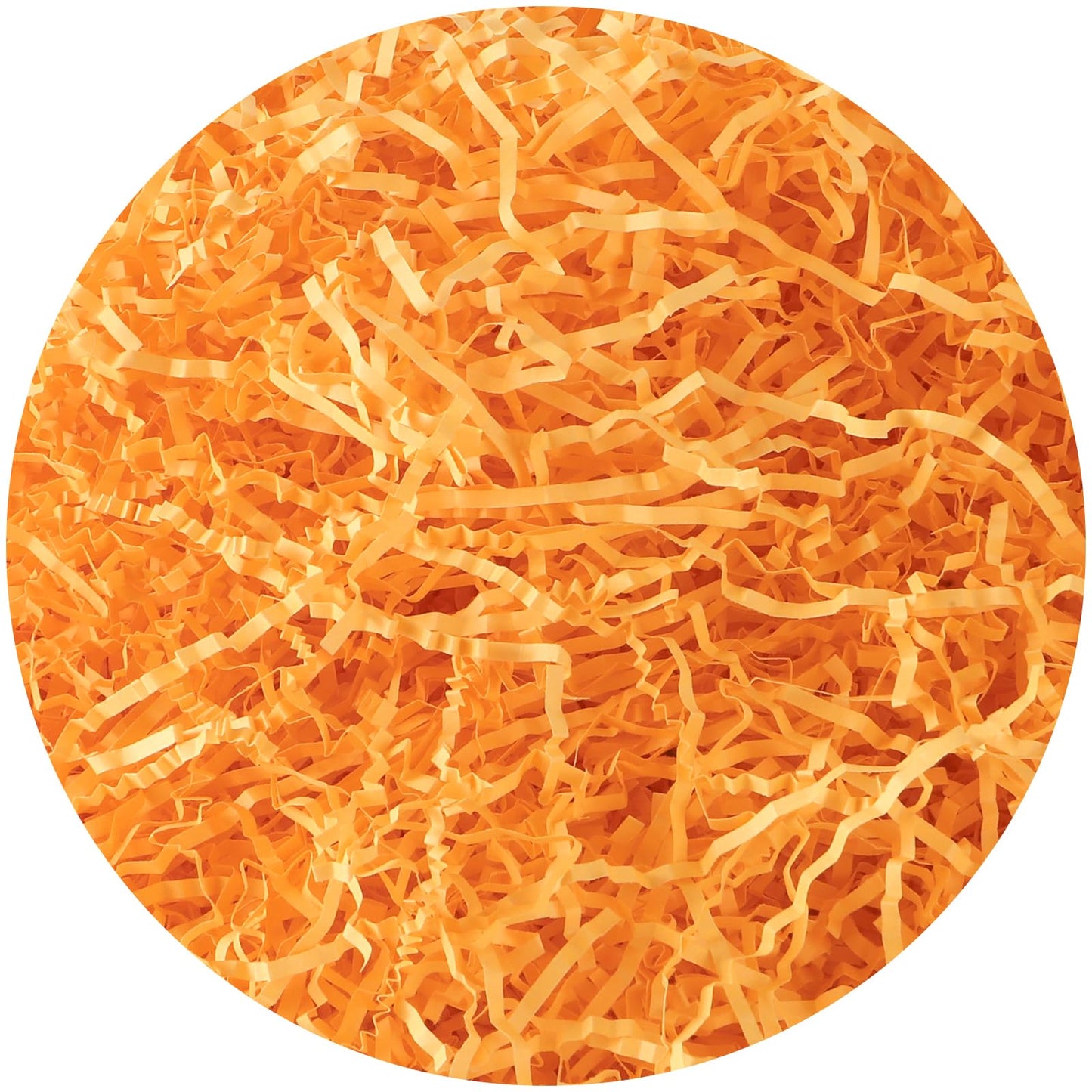 Orange Crinkle Paper Shred Box Filler
