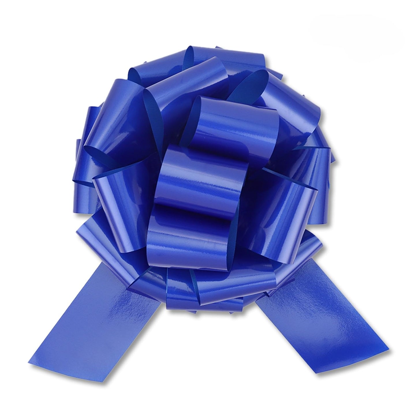 Large 12" Pull Bow 2 Pcs Gift Bow for Present Wrapping Bikes Appliances Christmas Parties Decorations on Tables (Dark Blue)