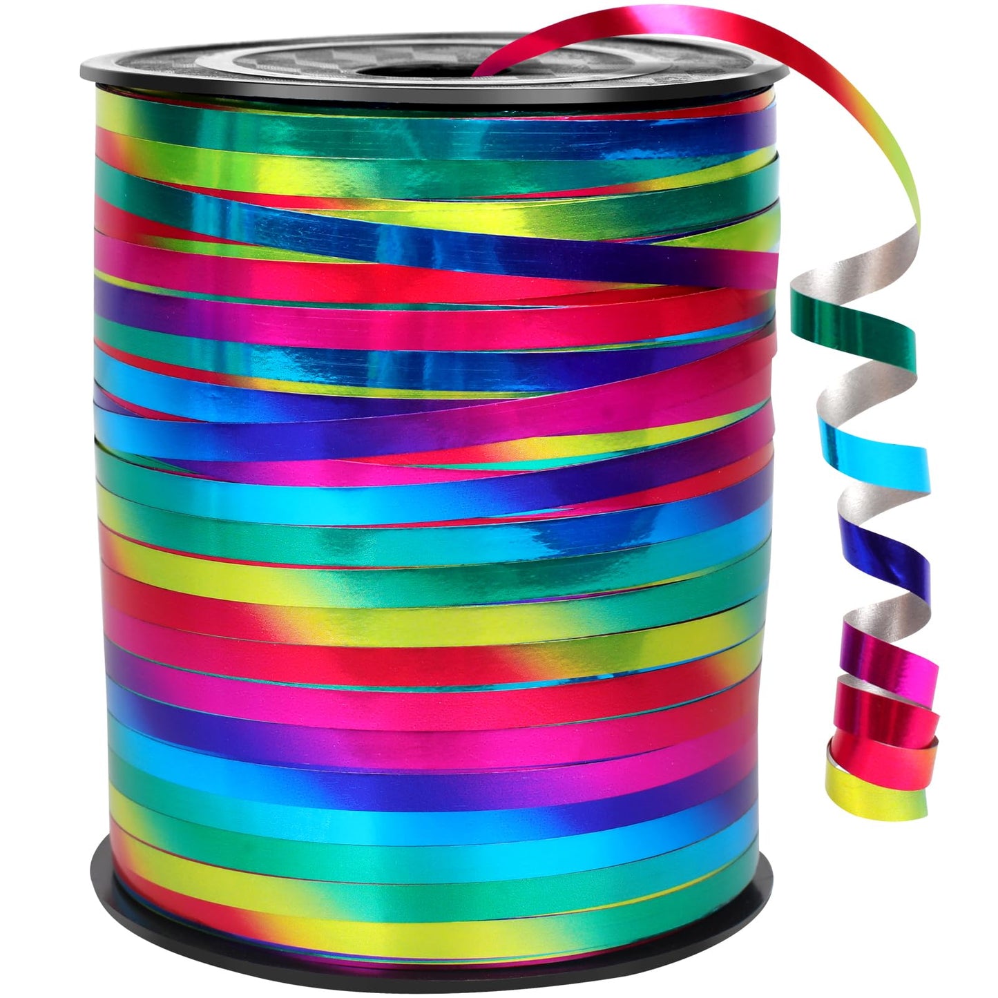 500 Yard Rainbow Ribbon Rainbow Curling Ribbon for Party Festival Art Craft DecorFlorists Weddings Crafts and Gift wrap (Rainbow)