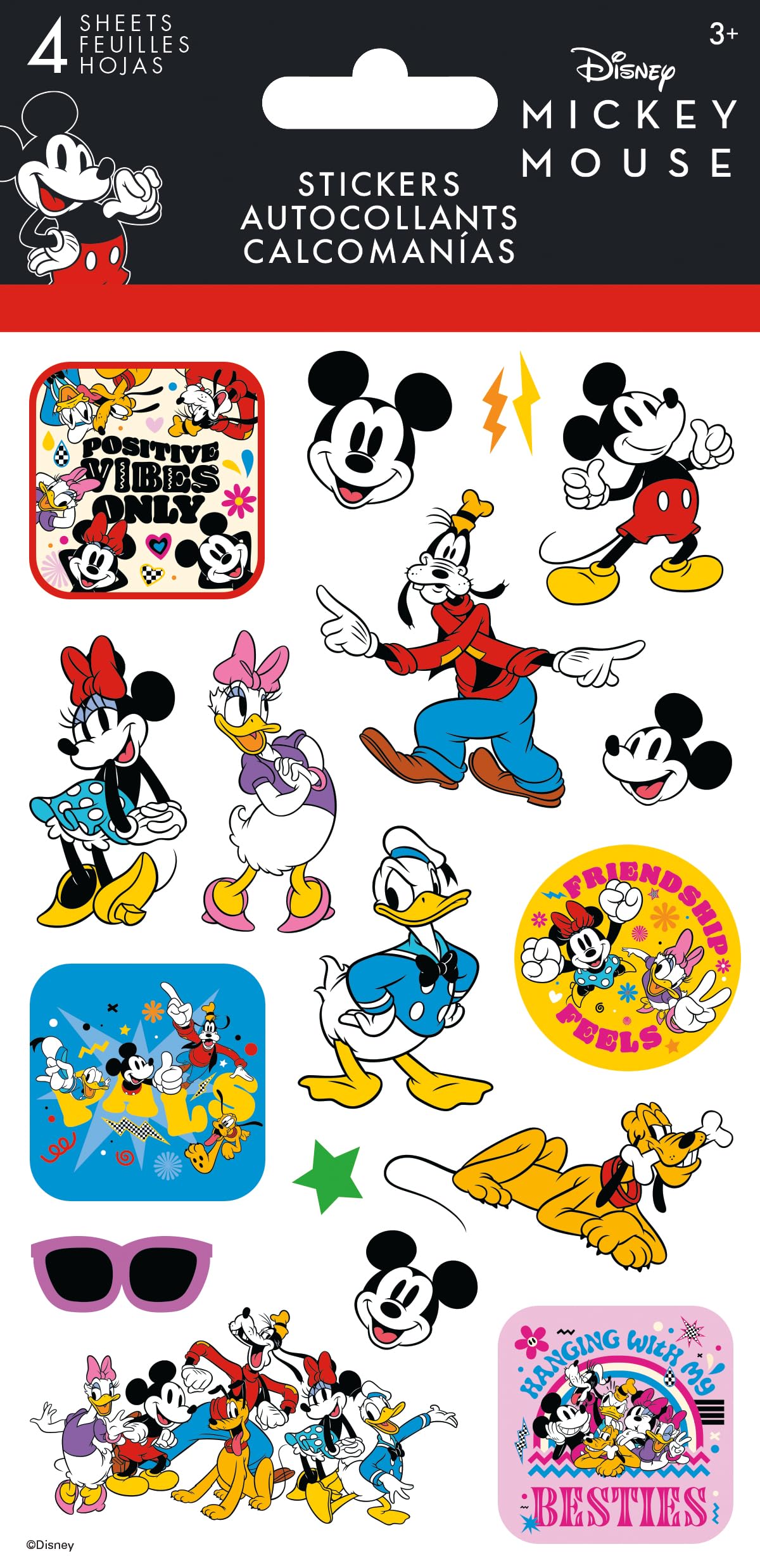 Mickey Mouse Sticker Sheets Party Favors