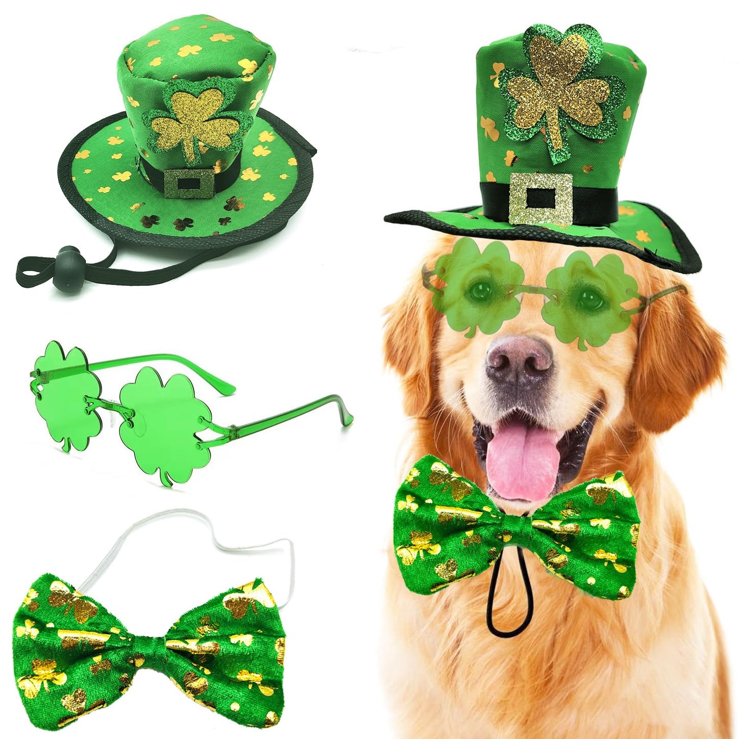 St. Patrick’s Day Dog Costume Accessory Set