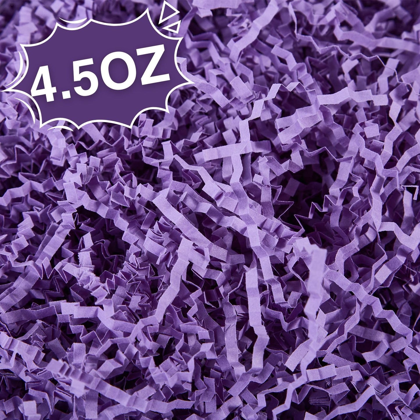 Purple Crinkle Paper Shred Box Filler