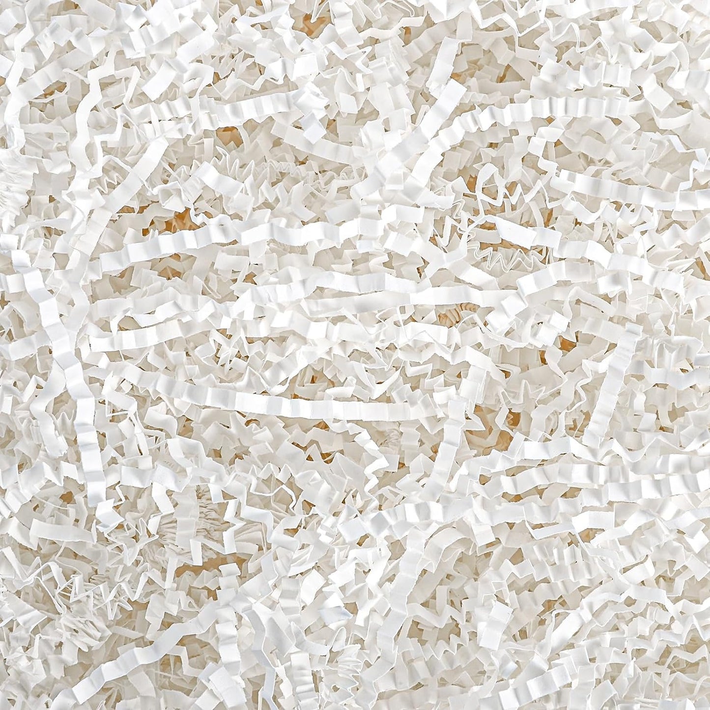 White Crinkle Paper Shred Gift Box Filler