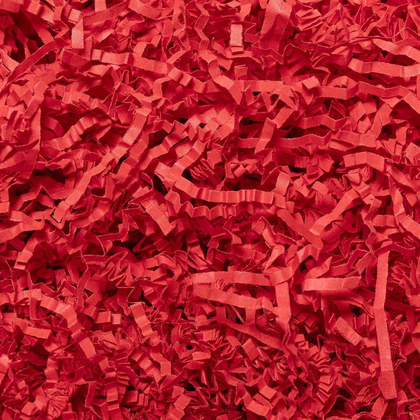 Mefleet 1 LB Crinkle Cut Paper Shred Filler Red Crinkle Shredded Paper for Gift Box - Gift Basket Bag Filler - Grass Cushion Stuffing for Valentines Day Holiday Packaging Wrapping