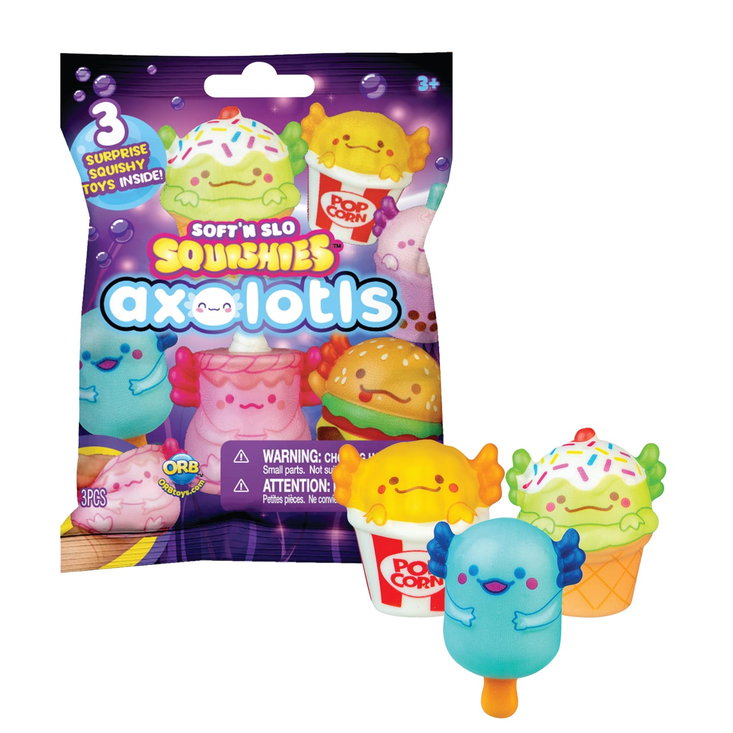 Axolotl Squishies Blind Bags – 4 Pack