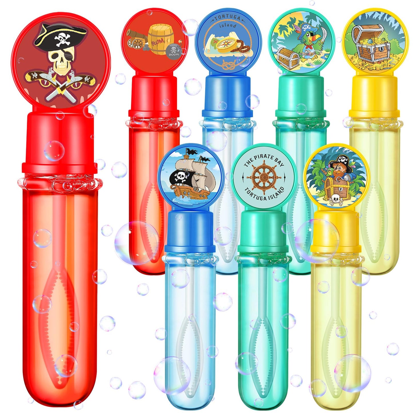 Pirate Mini Bubble Wands Party Favours – 24 Pack