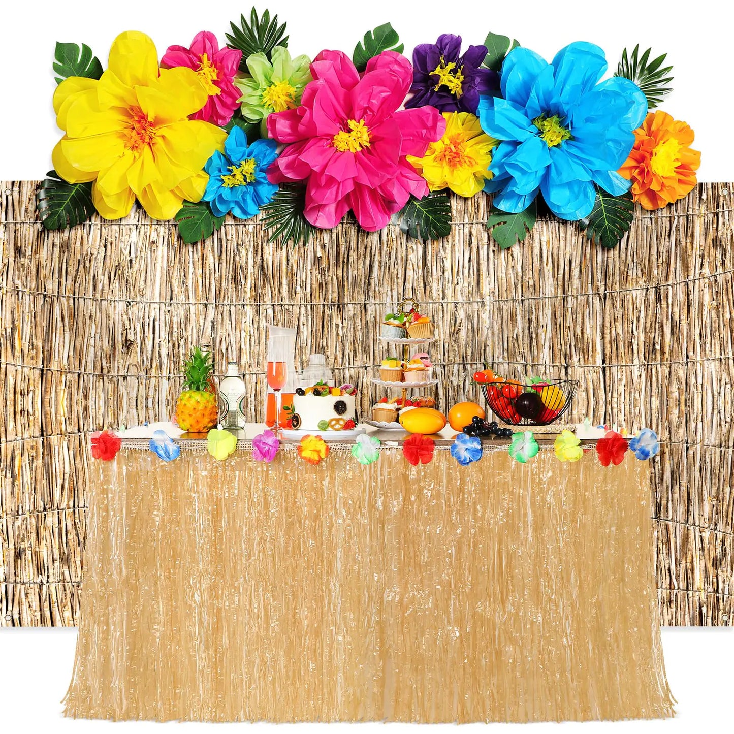 Hawaiian Luau Party Decoration Set - 23 ct