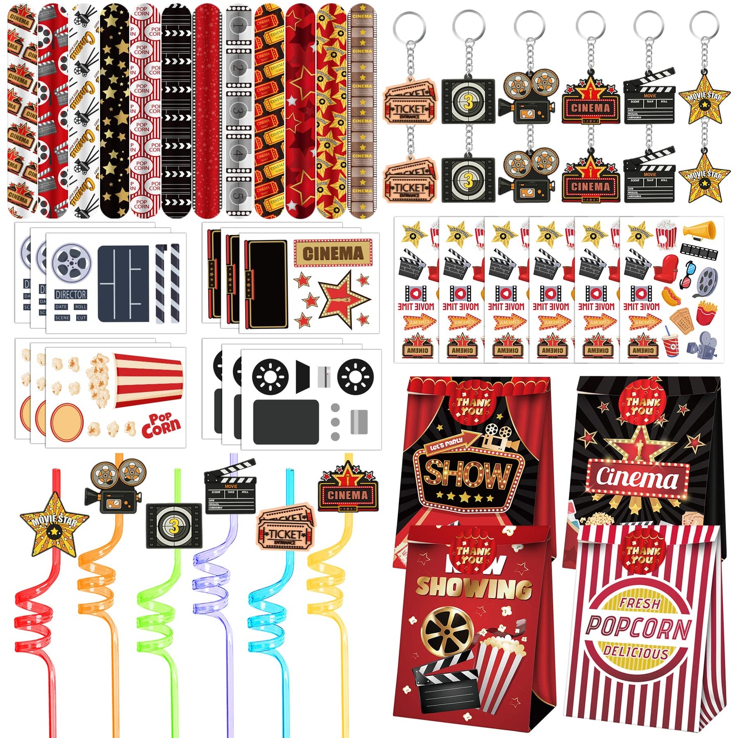 Movie Night Party Favours – 72 Piece