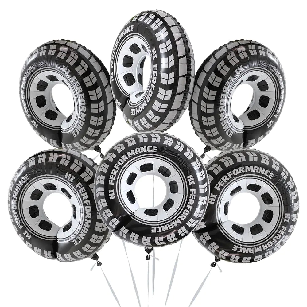 Racing Car Giant Wheel Foil Balloon
