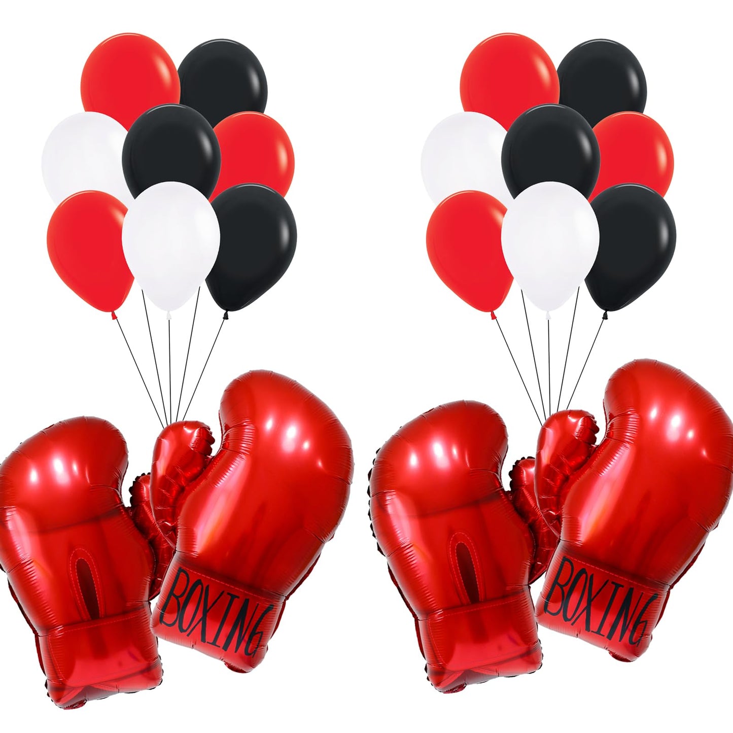 Boxing Gloves Party Balloons Set – 23 Piece