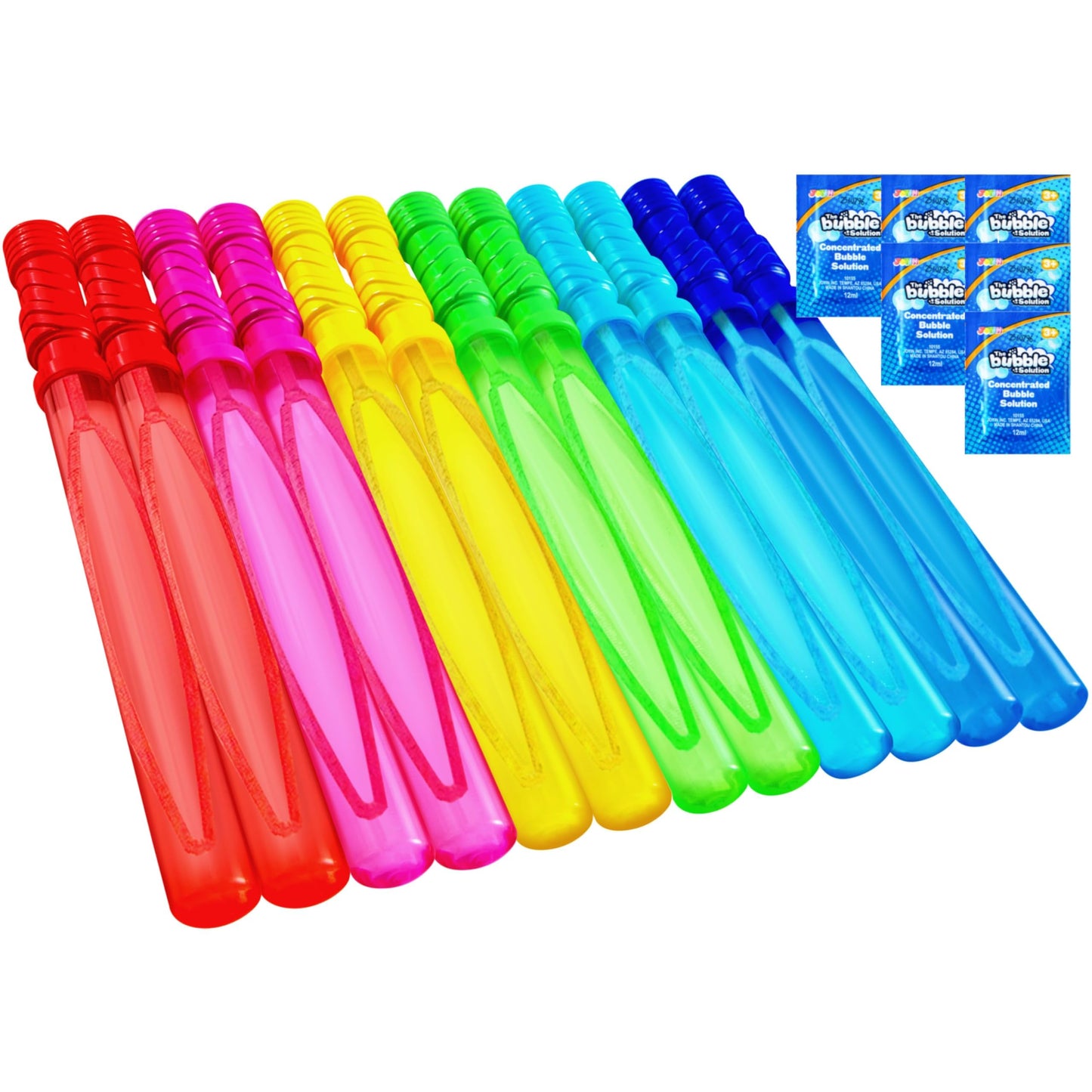 JOYIN 36 Pack 14.6’’ Big Bubble Wands Bulk Bubble Blower for Kids Bubble Blaster Party Favors Easter Birthday Summer Outdoor & Indoor Activity
