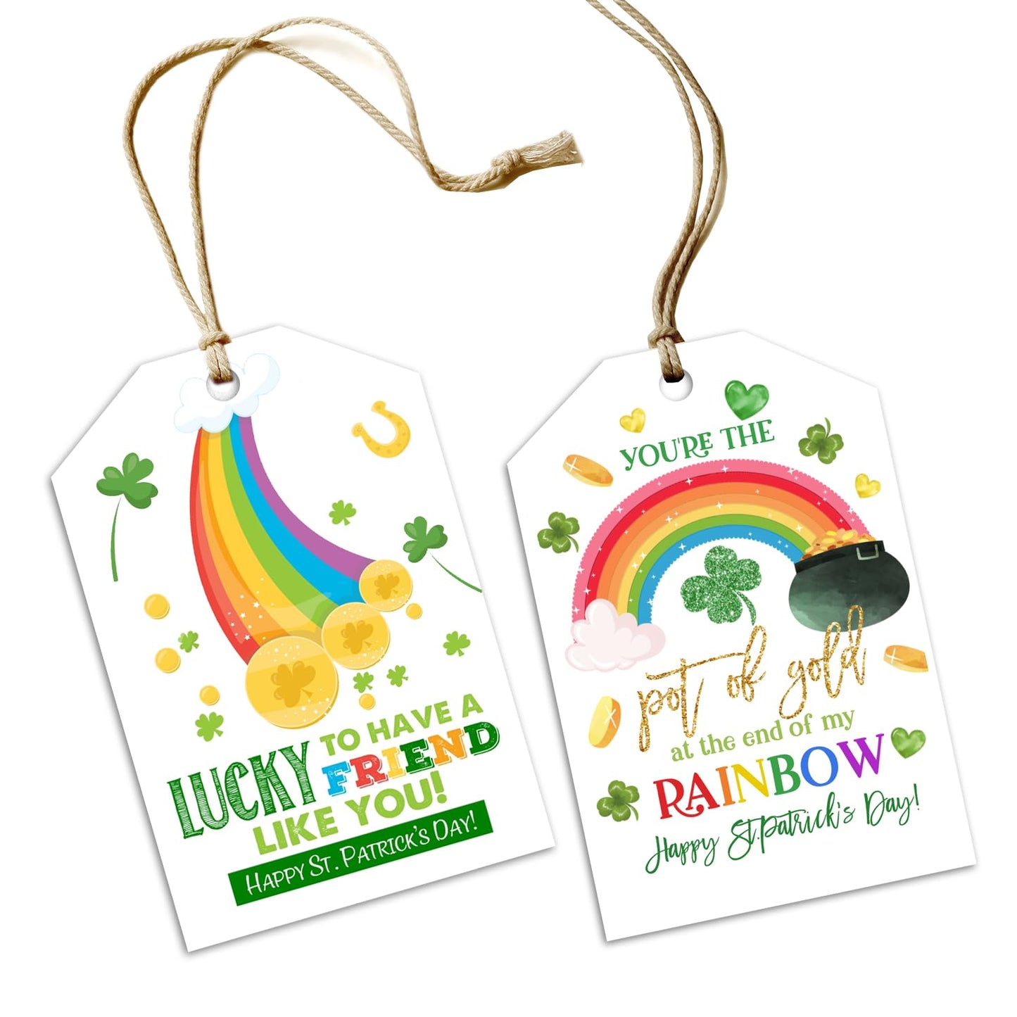 St. Patrick’s Day Clover Gift Tags – 50 Pack