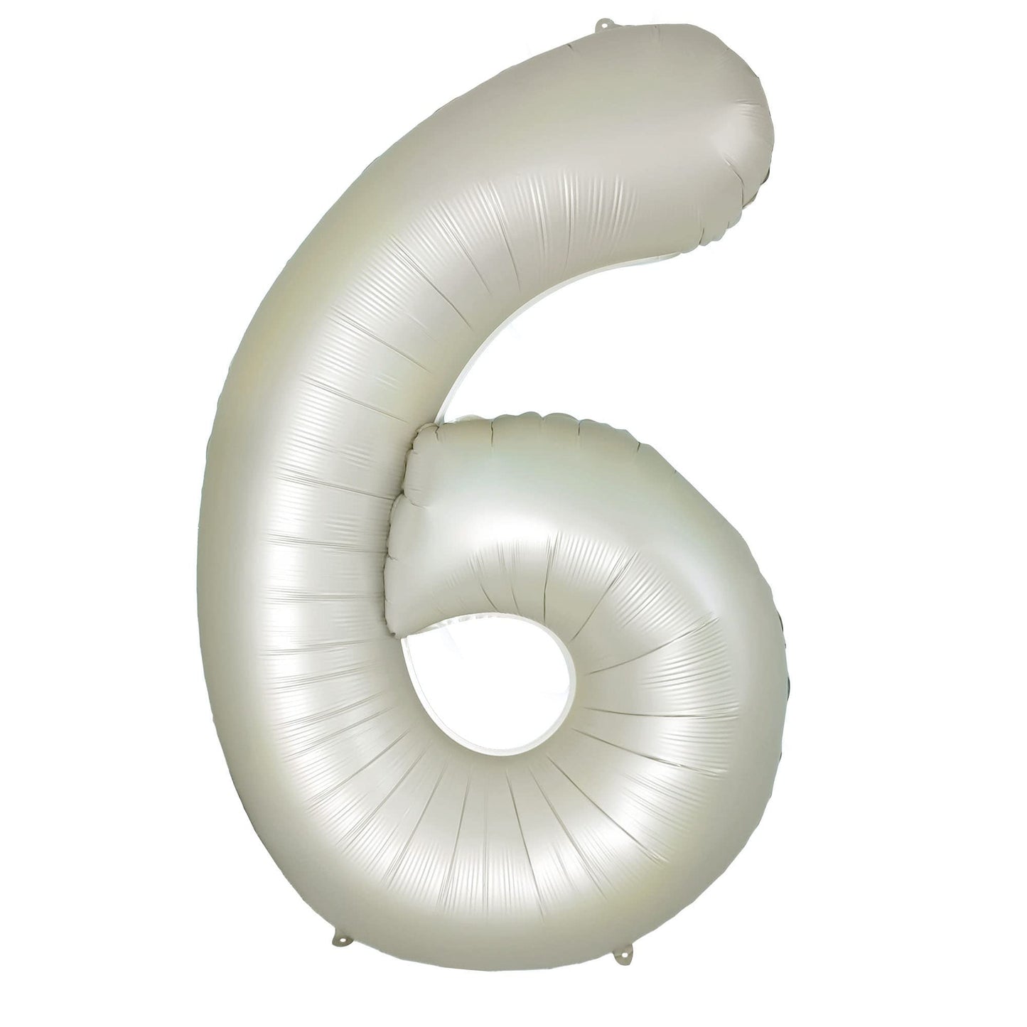 Number 6 Balloons White Sand Six Balloon for 6 Year Old Birthday Decorations 40 Inches Cream White Large Numbers 6th Birthday Party Nude Ballons Beige 6 Digital Neutral Balloon Pearl White 6