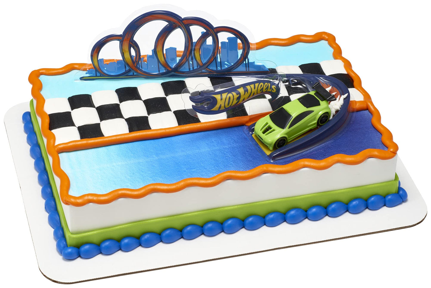 Race Car Action-Packed Birthday Cake Topper Set