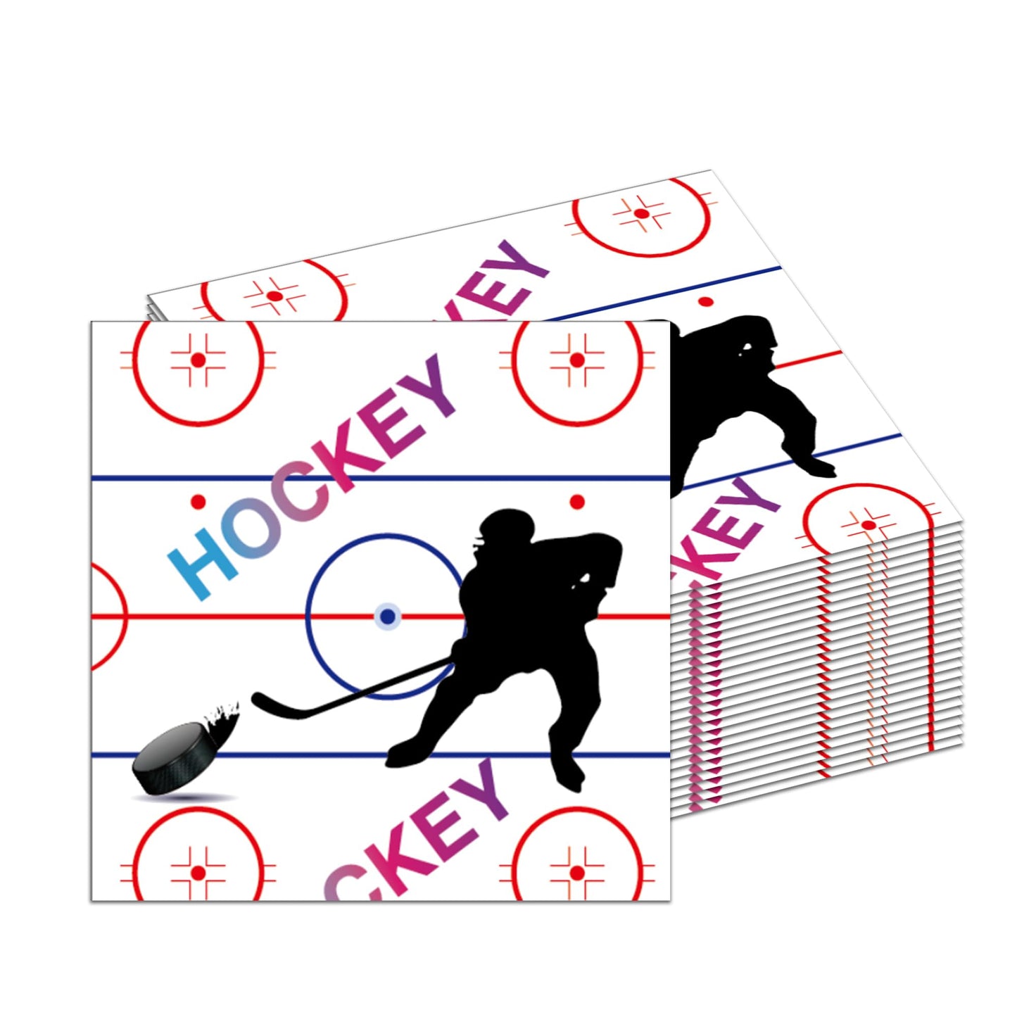 Ice Hockey 4-Ply Paper Napkins - 40 ct