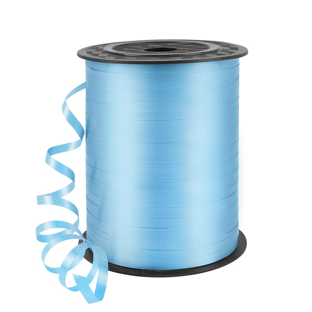 Light Blue Curling Ribbon - 500 Yards