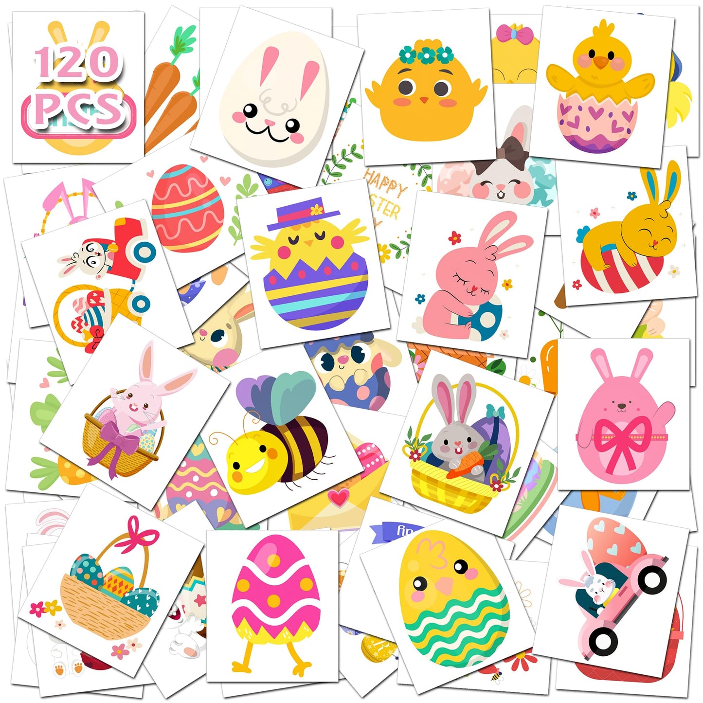 Easter Temporary Tattoos Party Favours