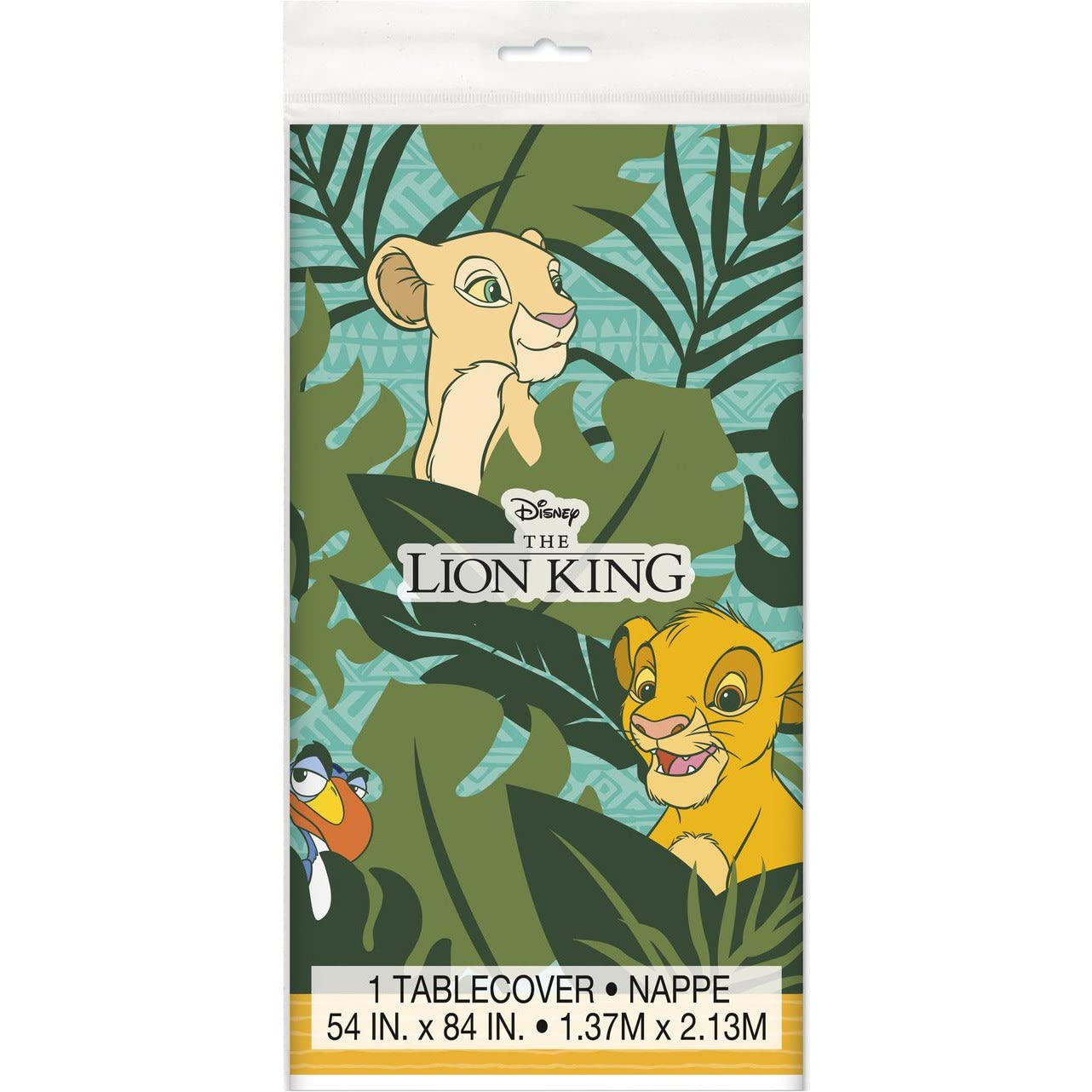 Jungle King Plastic Party Table Cover - 54 x 84 Inch