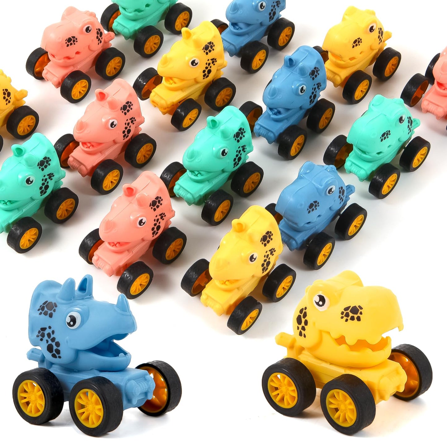 Dinosaur Pull-Back Cars Party Favours – 18 Pack