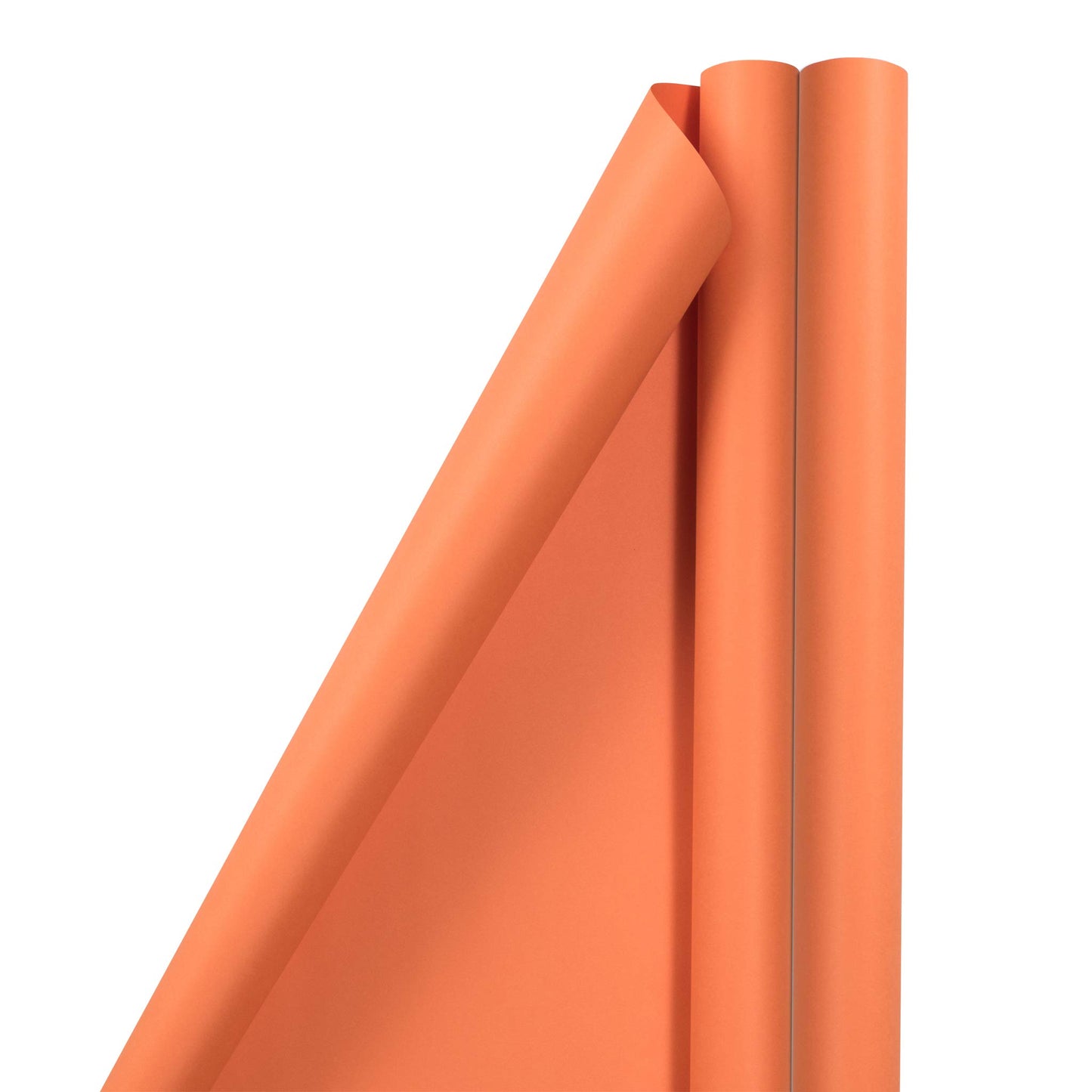 Orange Matte Gift Wrapping Paper – 2 Rolls