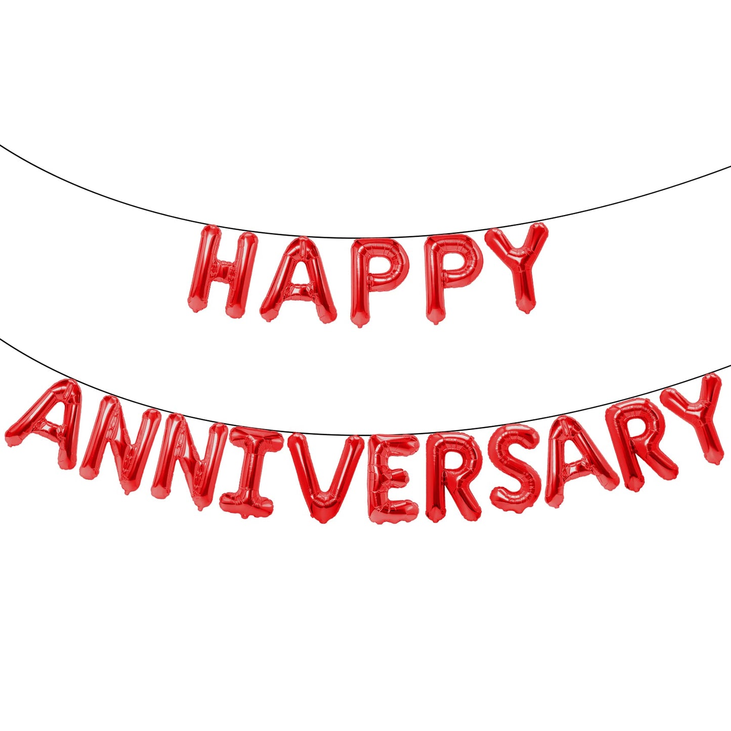 Red Balloons 20inch Happy Anniversary Balloons Happy Anniversary Banner Anniversary Party Decorations Birthday Party Decorations Anniversary Decorations Gifts