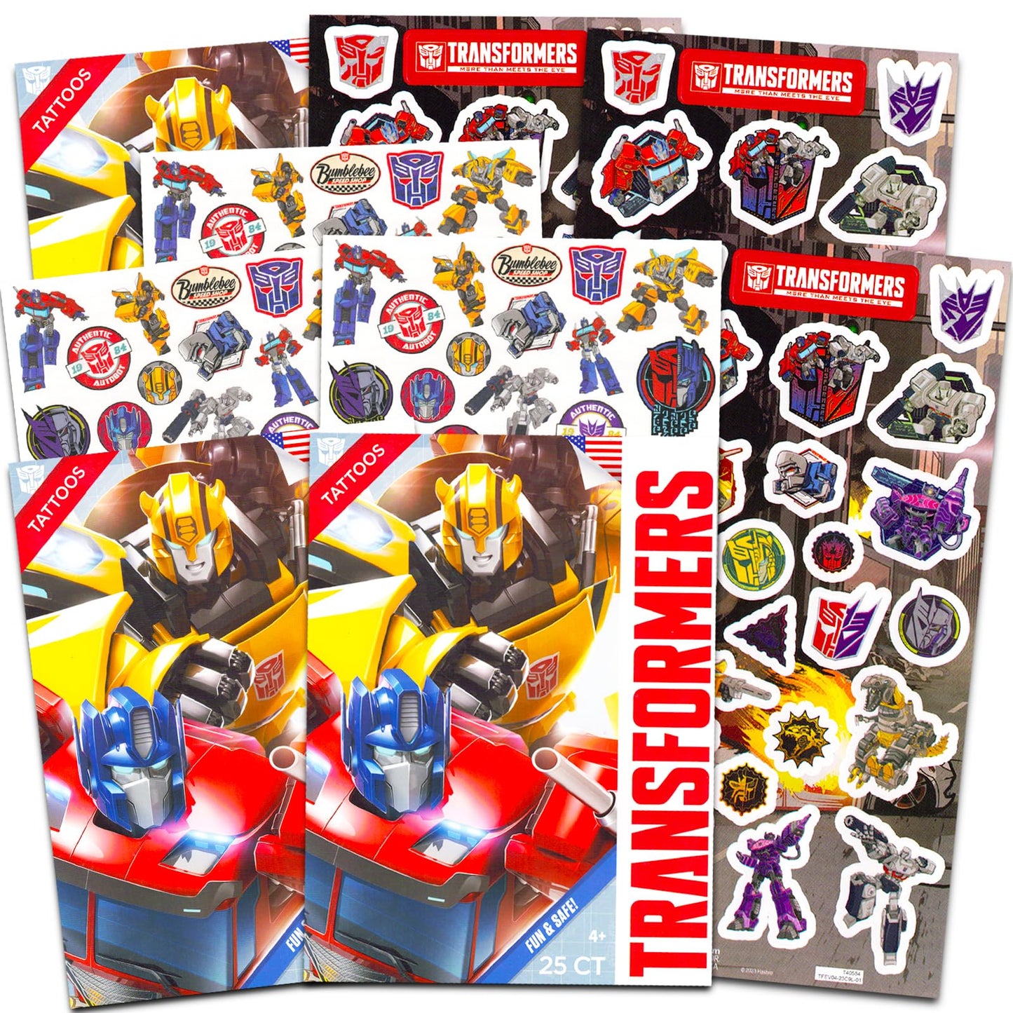 Robot Stickers & Temporary Tattoos Party Favours Super Set