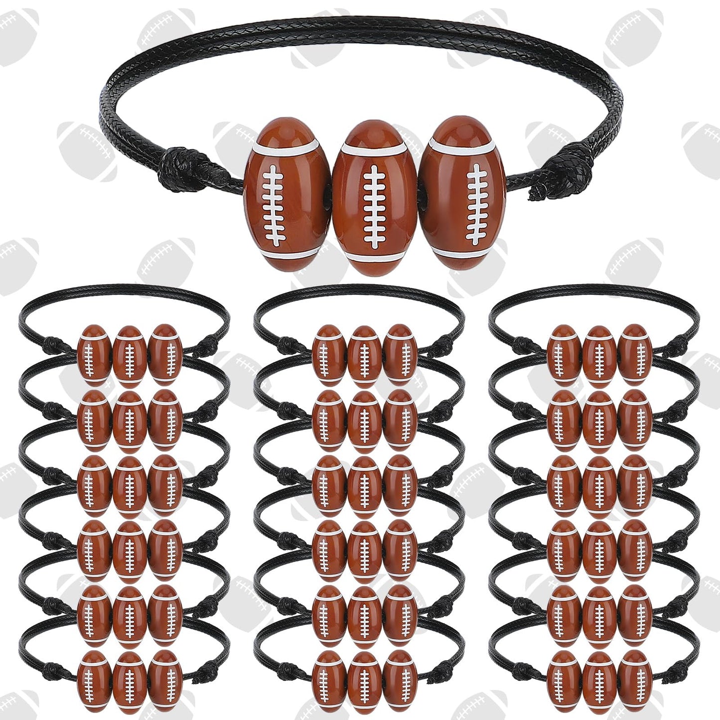 Football Sport Charm Bracelets Party Favours – 20 Pack