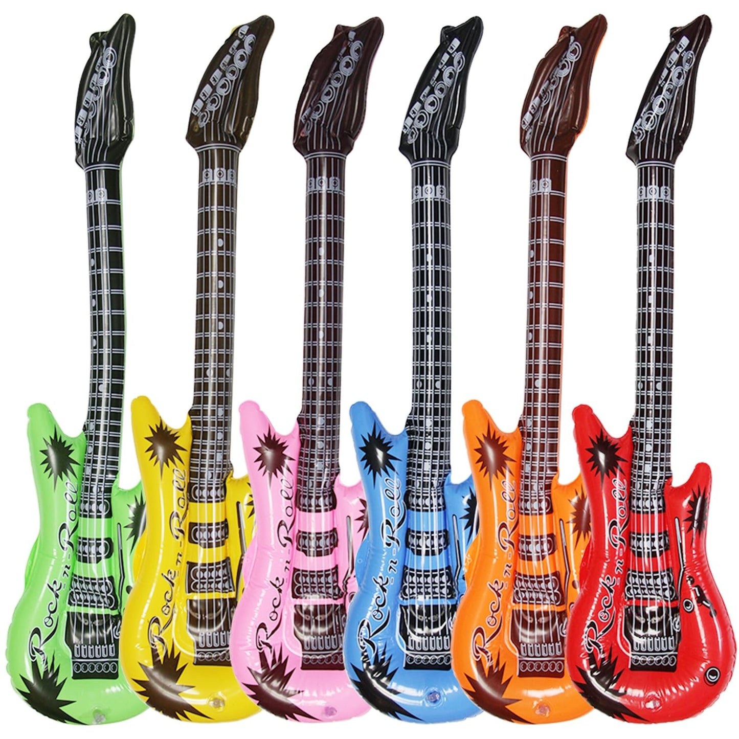 Rock Star Inflatable Guitar Party Favor Set