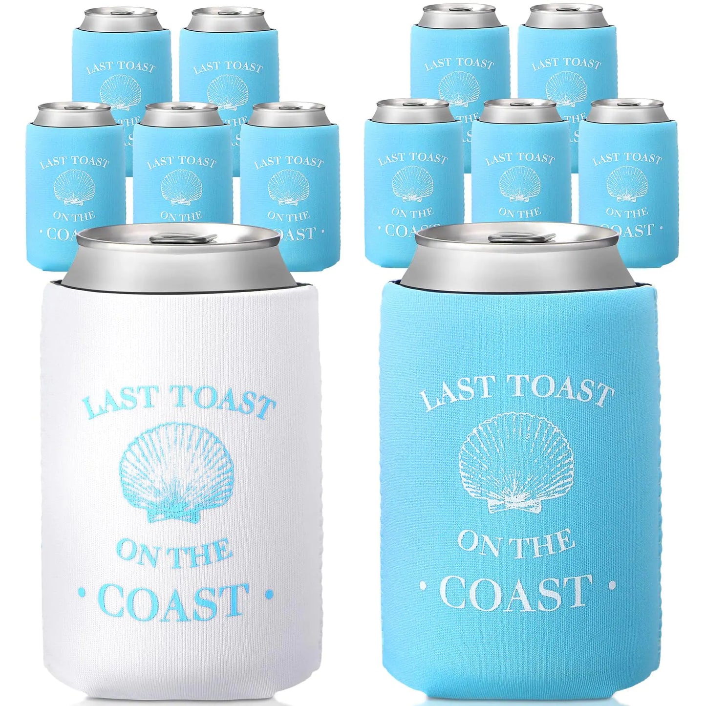 Beach Bachelorette Neoprene Can Sleeve Set