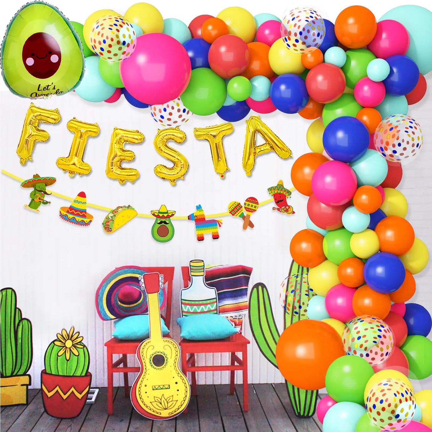 Fiesta Deluxe Balloon Garland Kit