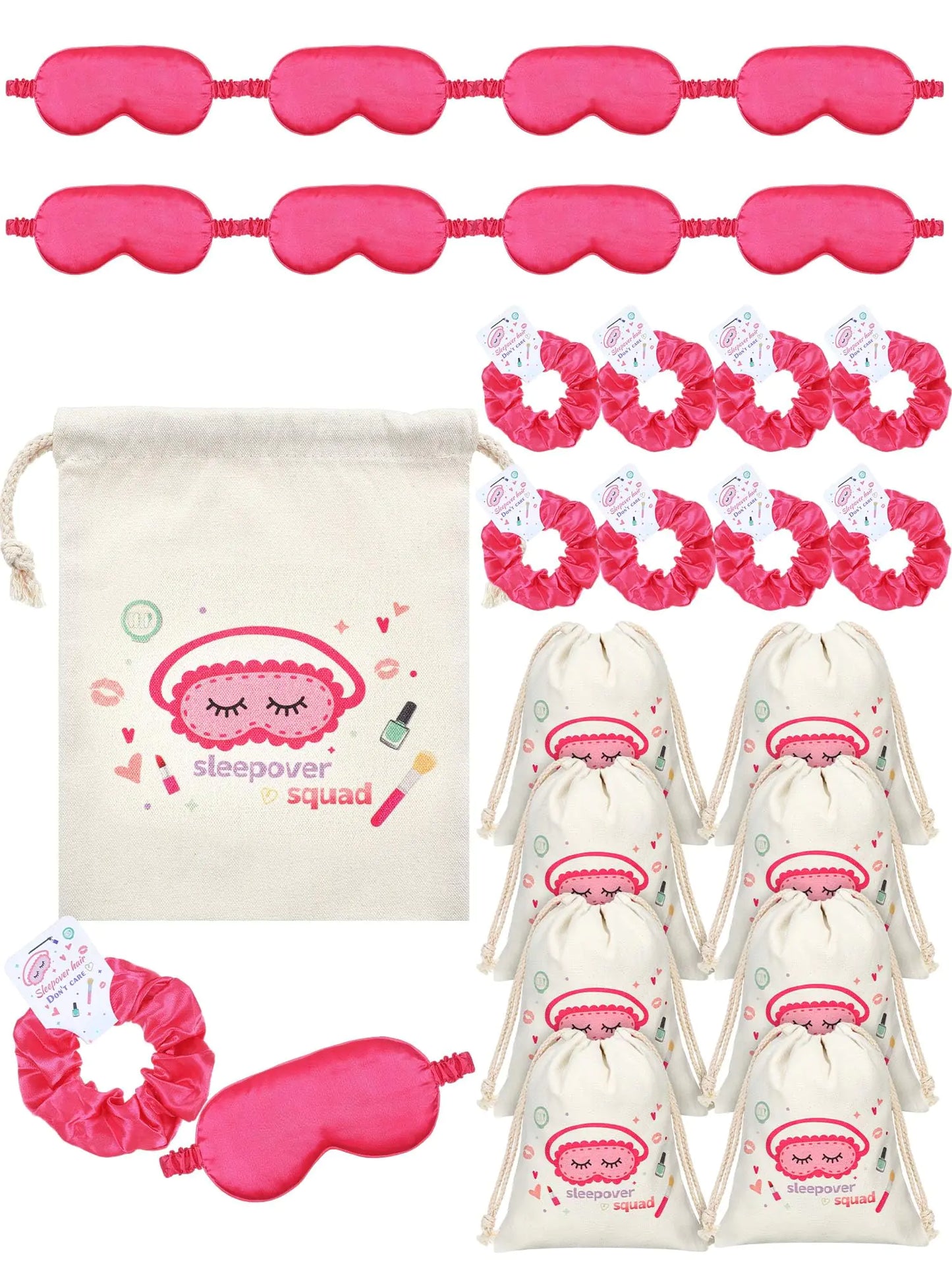 Sleepover Spa Party Favor Set - 24 ct