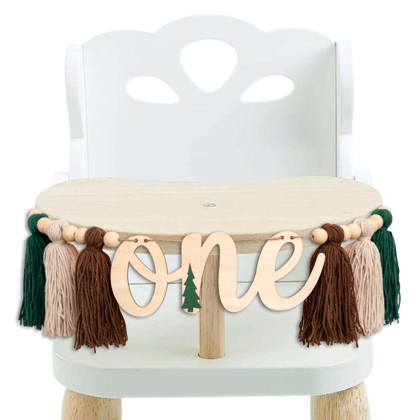 One Happy Camper 1st Birthday High Chair Banner
