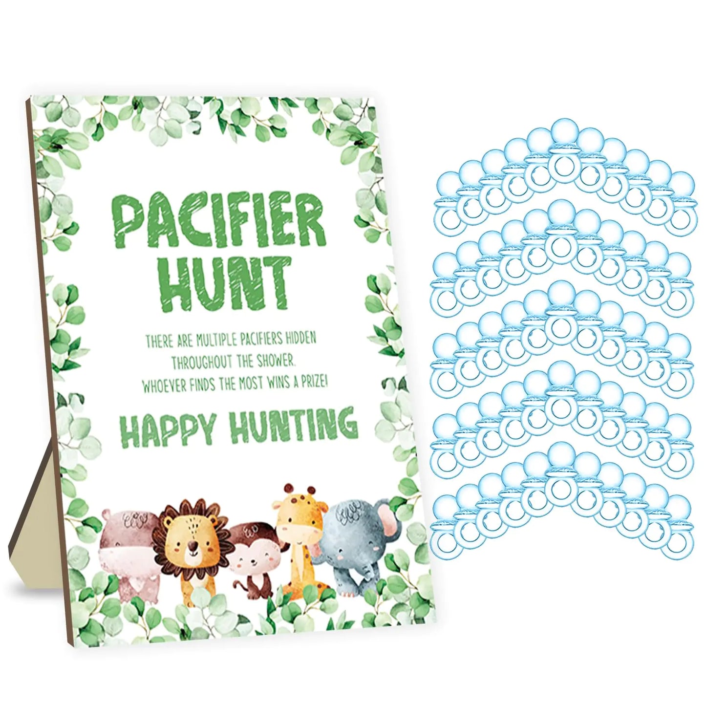 Cute Animals Acrylic Pacifier Hunt Game
