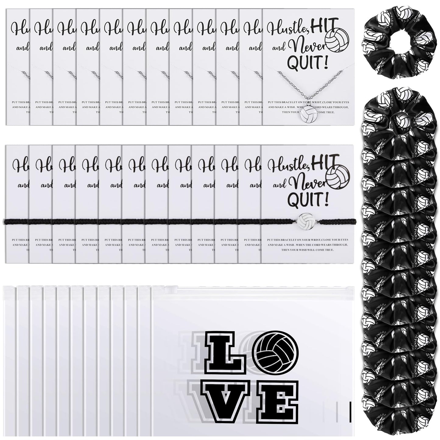 Volleyball Team Gift Set for Teen Girls – 48 Piece