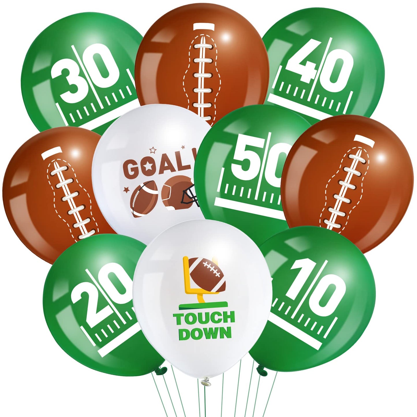Football Sport Latex Party Balloons – 45 Piece