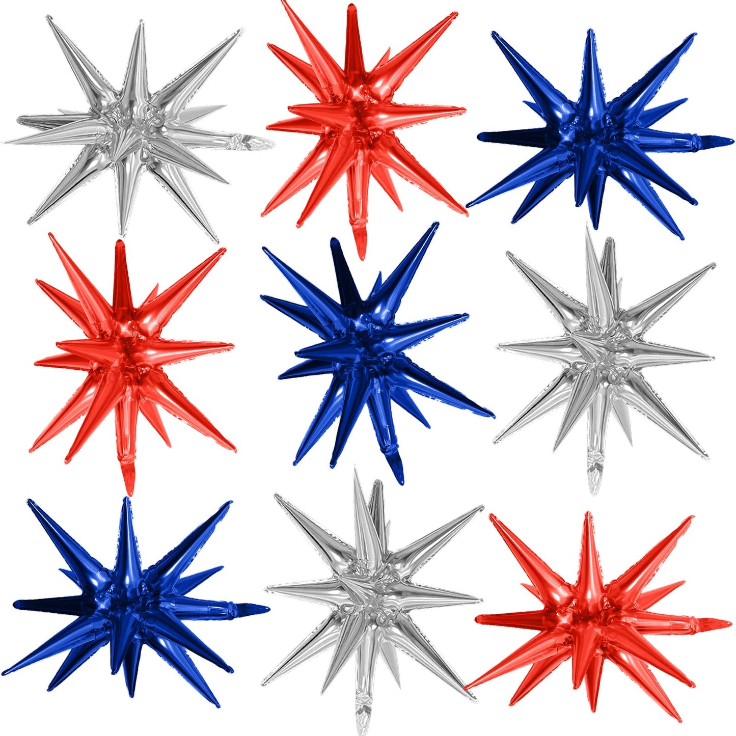 4th of July Foil Star Balloons