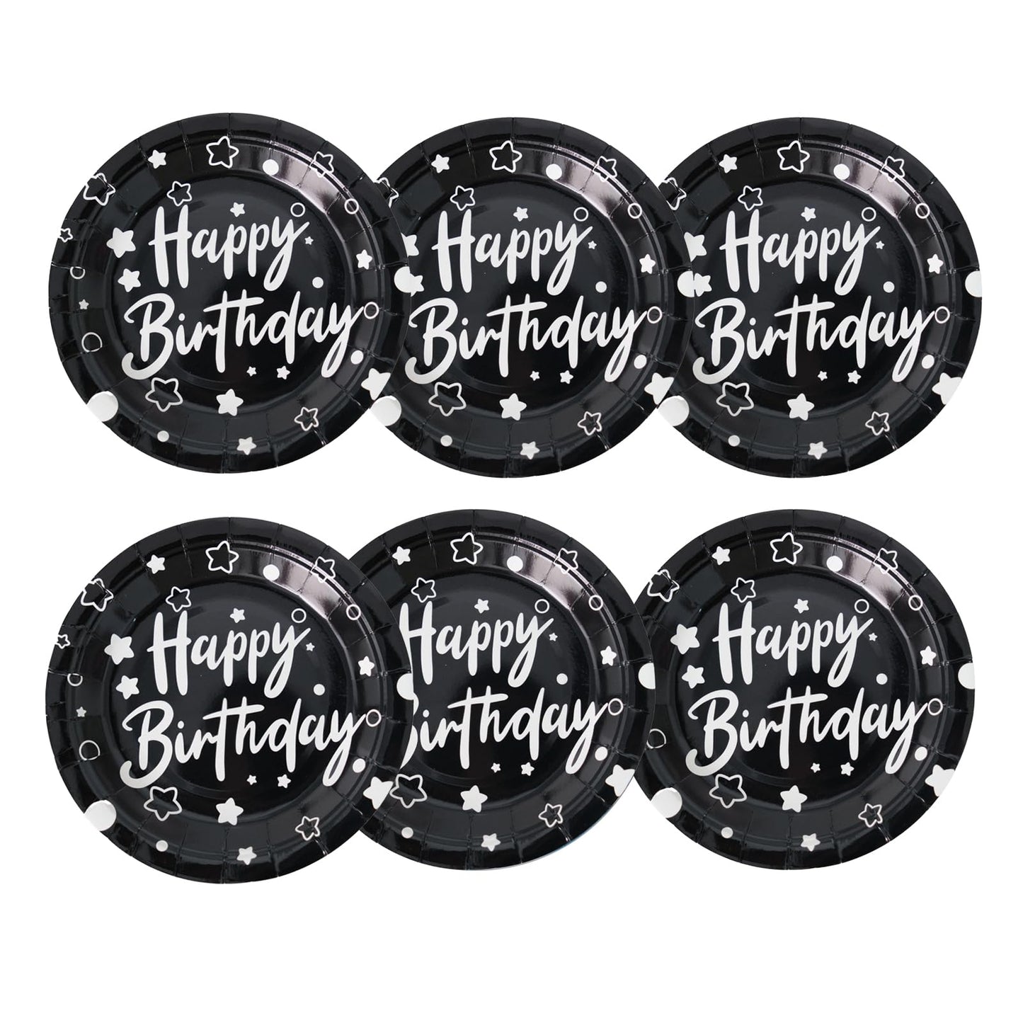 Happy Birthday Paper Plates 7 Inch - 120 ct
