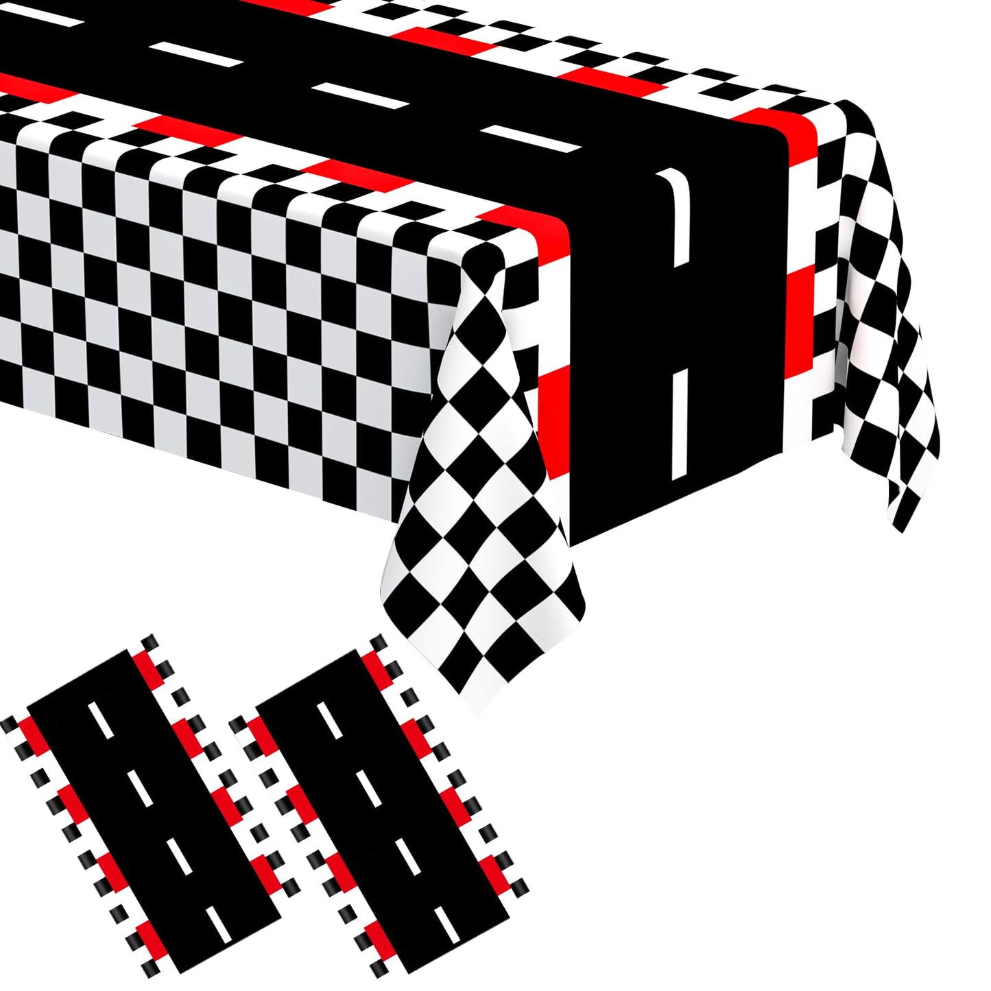 Racing Car Disposable Party Tablecloths - 2 ct