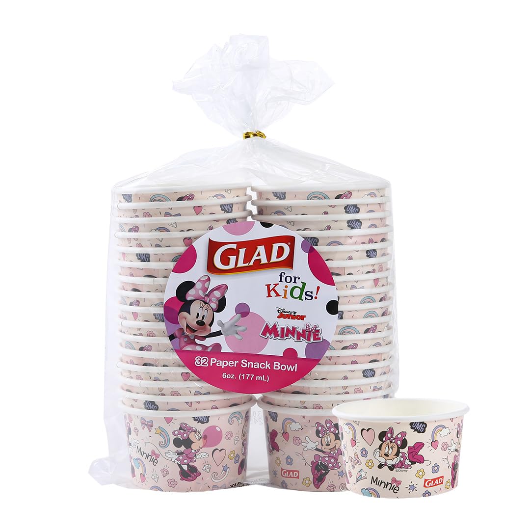 Bow Character Paper Snack Bowls 6oz - 32 ct