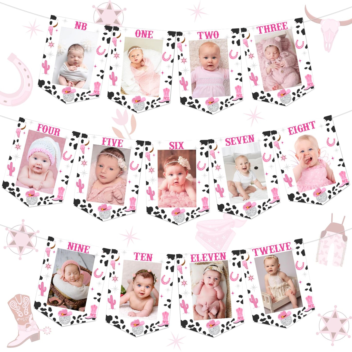 Disco Cowgirl Photo Banner