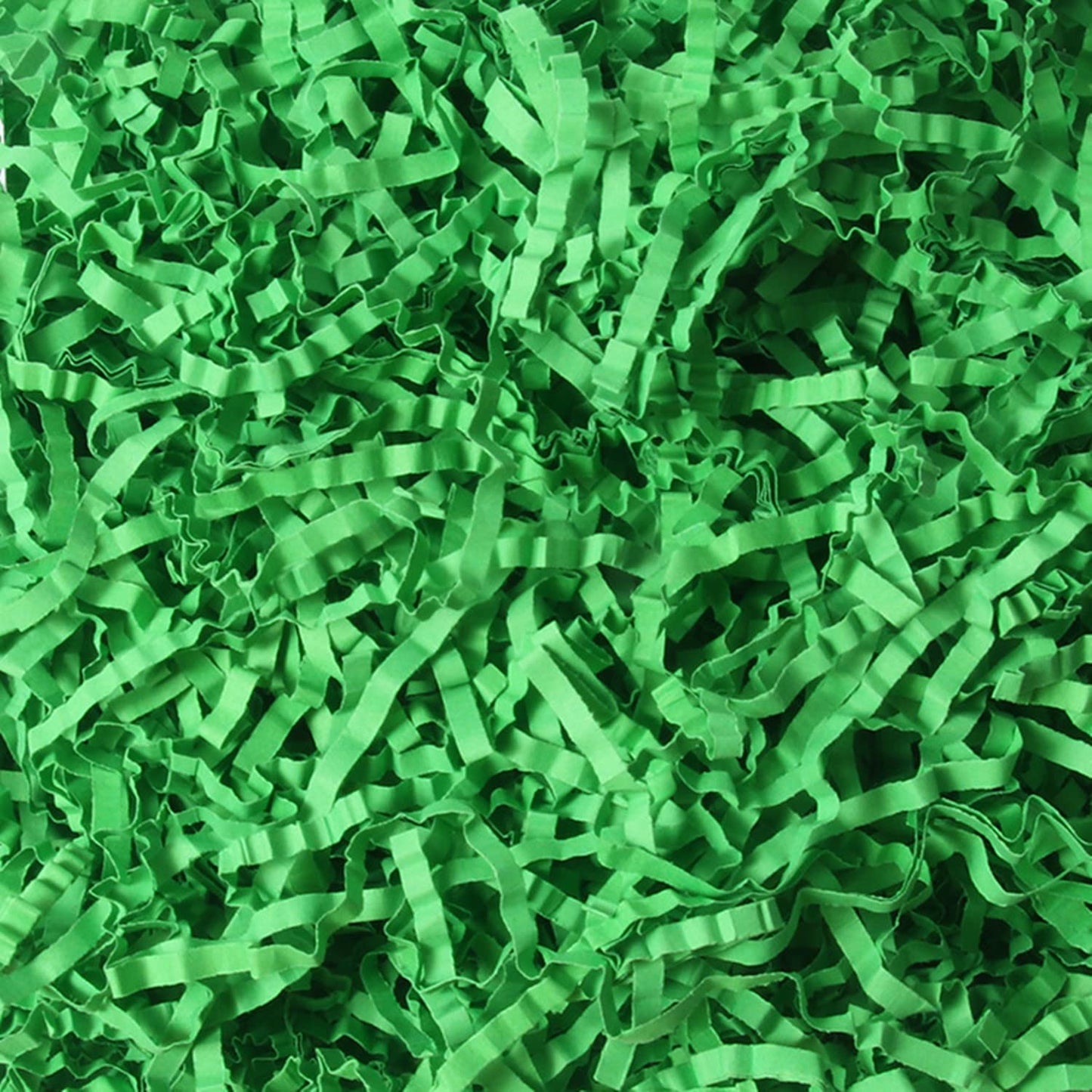 Green Crinkle Paper Shred Gift Box Filler