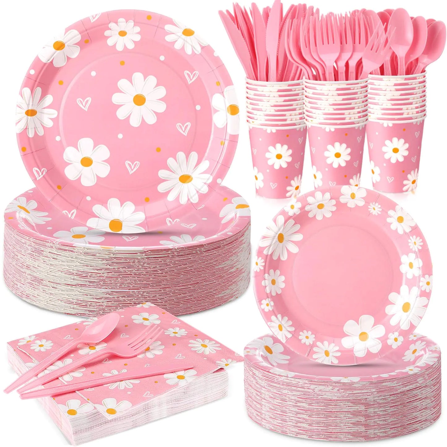 Daisy Floral Deluxe Dinnerware Set