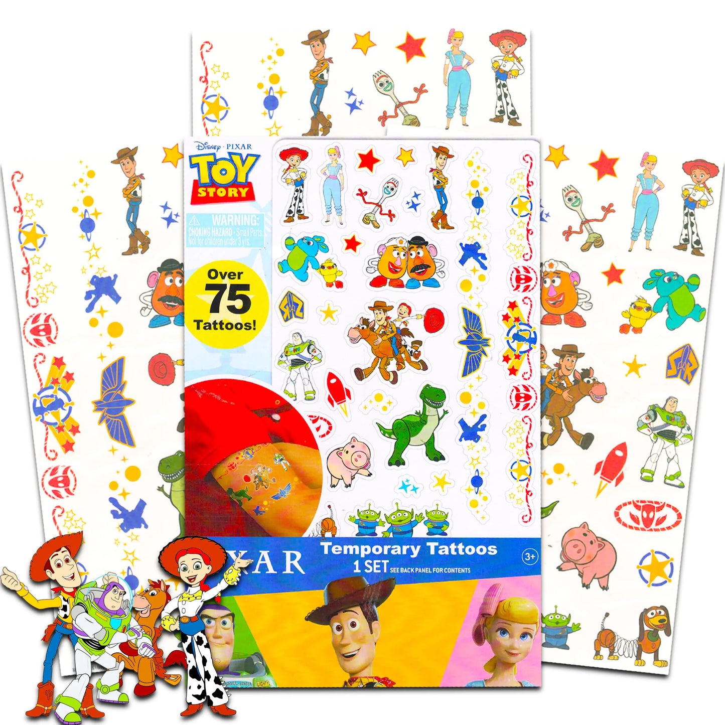 Toy Story Classic Temporary Tattoo Pack