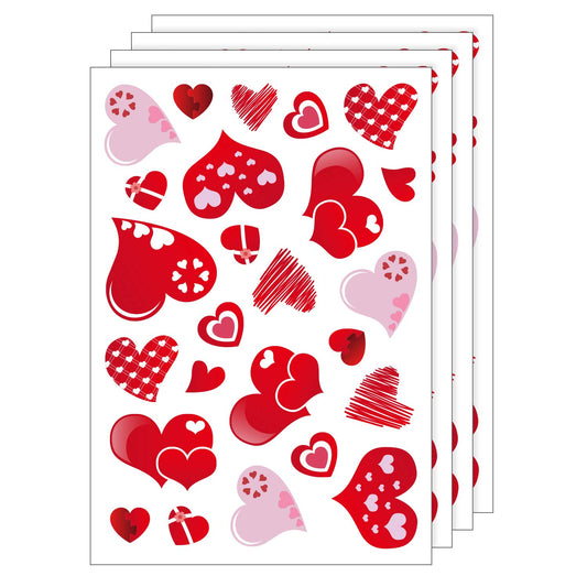 Valentine's Day Heart Sticker Sheets
