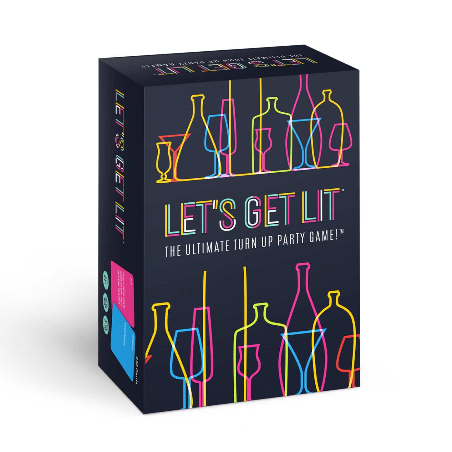 Let's Get Lit Adult Drinking Party Games Set – 8 Mini Games, Ages 21+