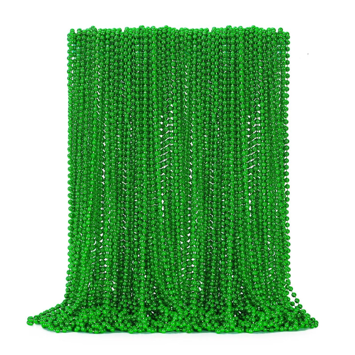 St. Patrick's Day Green Bead Necklace Party Favor Pack