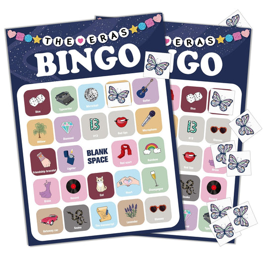 Music & Guitar Party Bingo Game – 24 Players