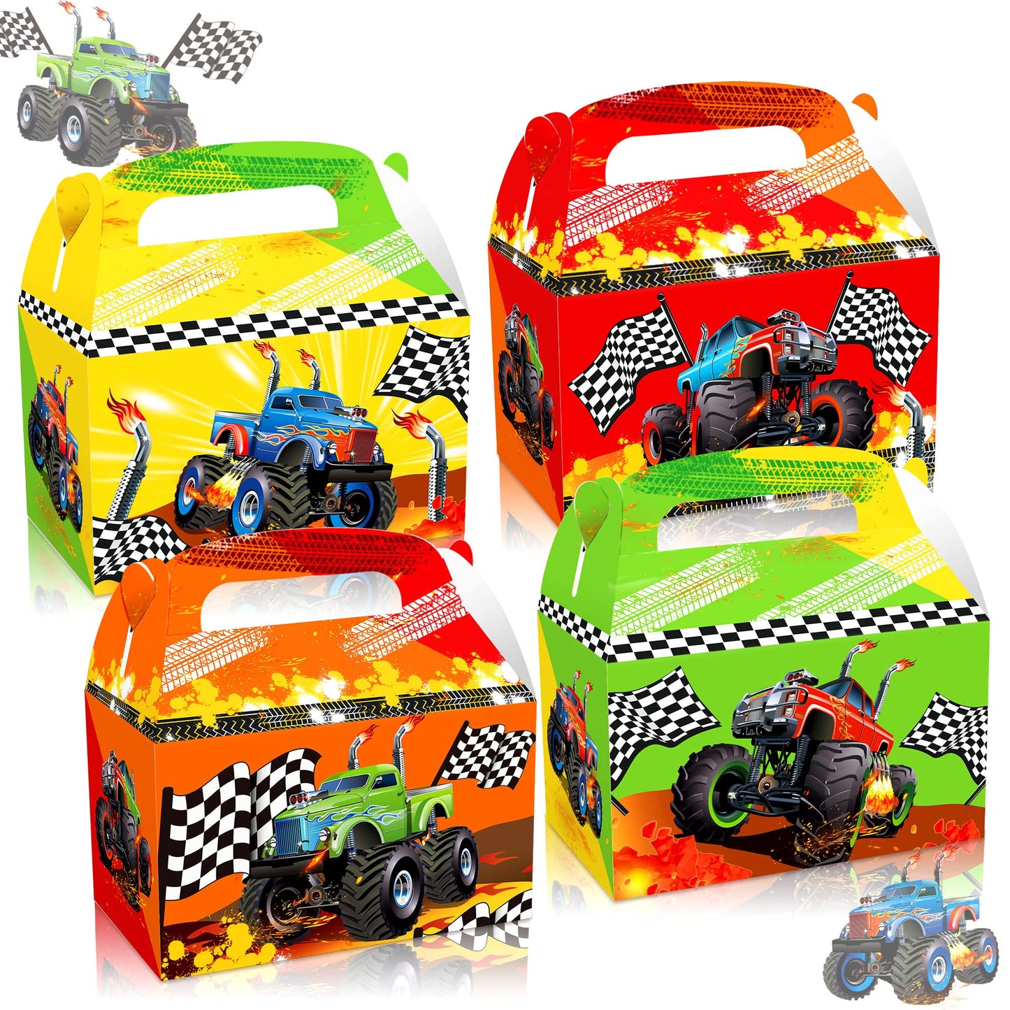 Monster Truck Party Favour Boxes – 12 Pack