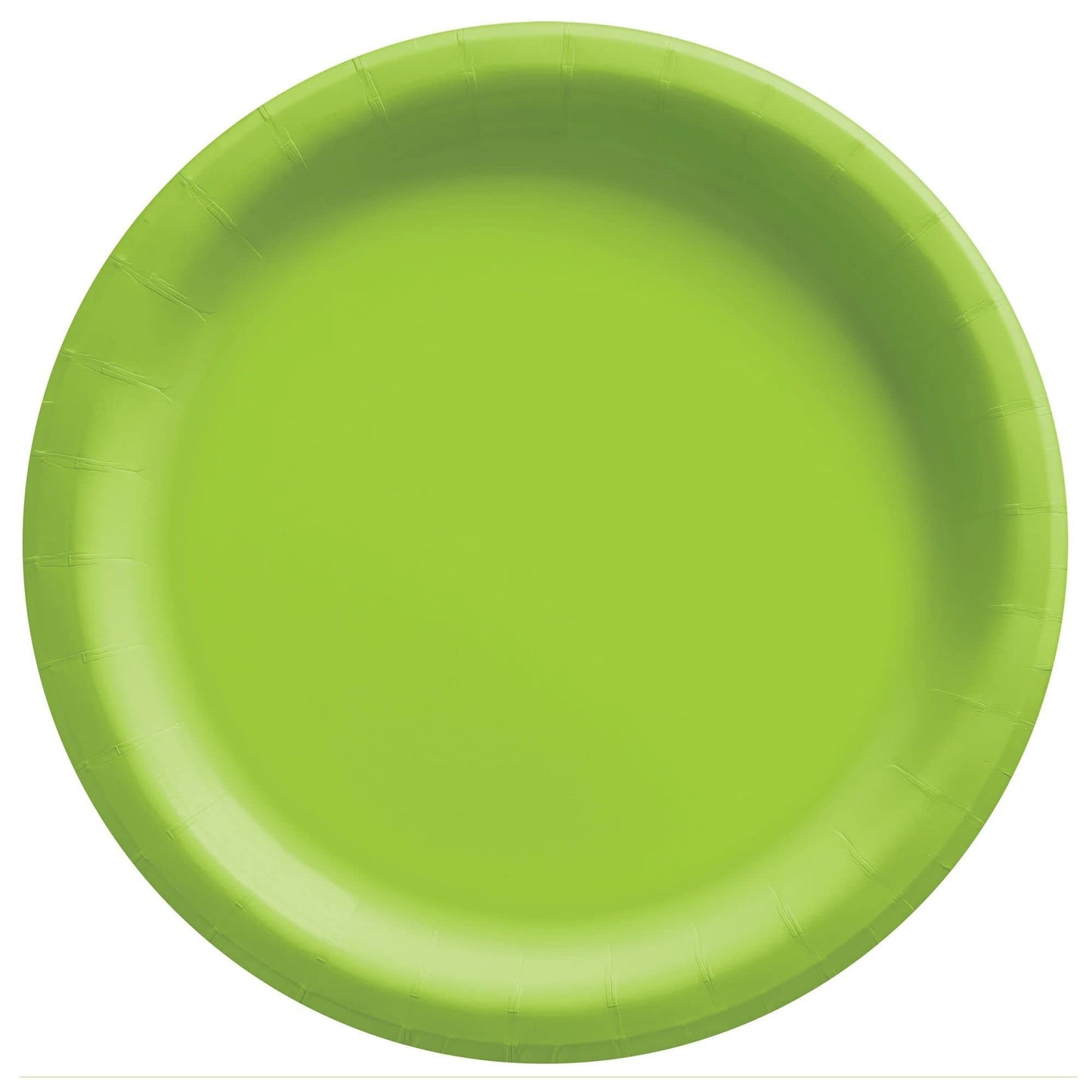 Kiwi Green Paper Plates 8.5 Inch - 20 ct
