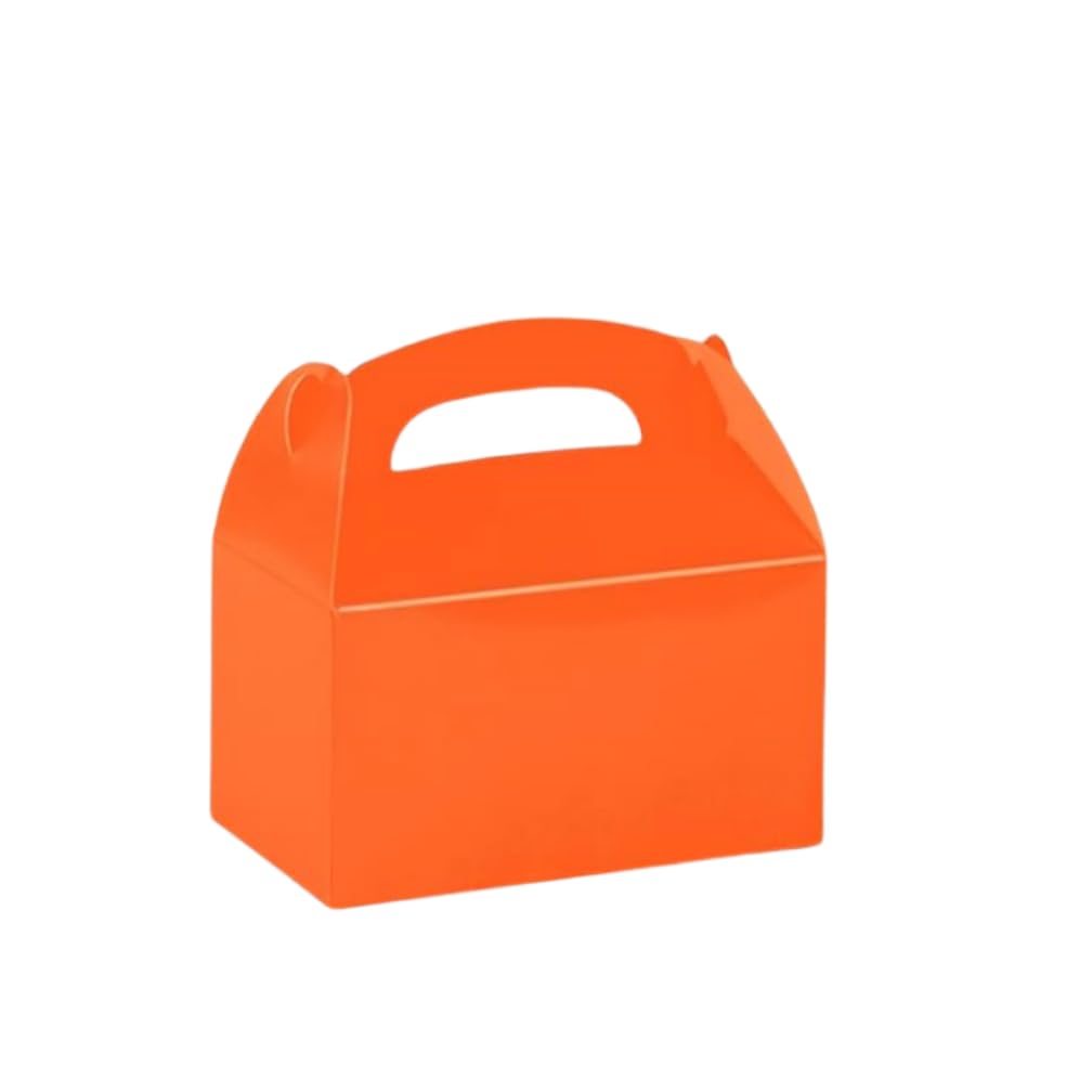 Orange Party Favor Gable Boxes – 12 ct